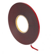 Двусторонняя клейкая пеноакриловая лента PT1100 3М 80320 12 мм х 20 м х1,1 мм  (Черная)